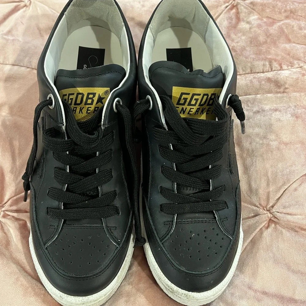 Golden Goose black leather Yeah Sneakers. - Picture 8 of 10